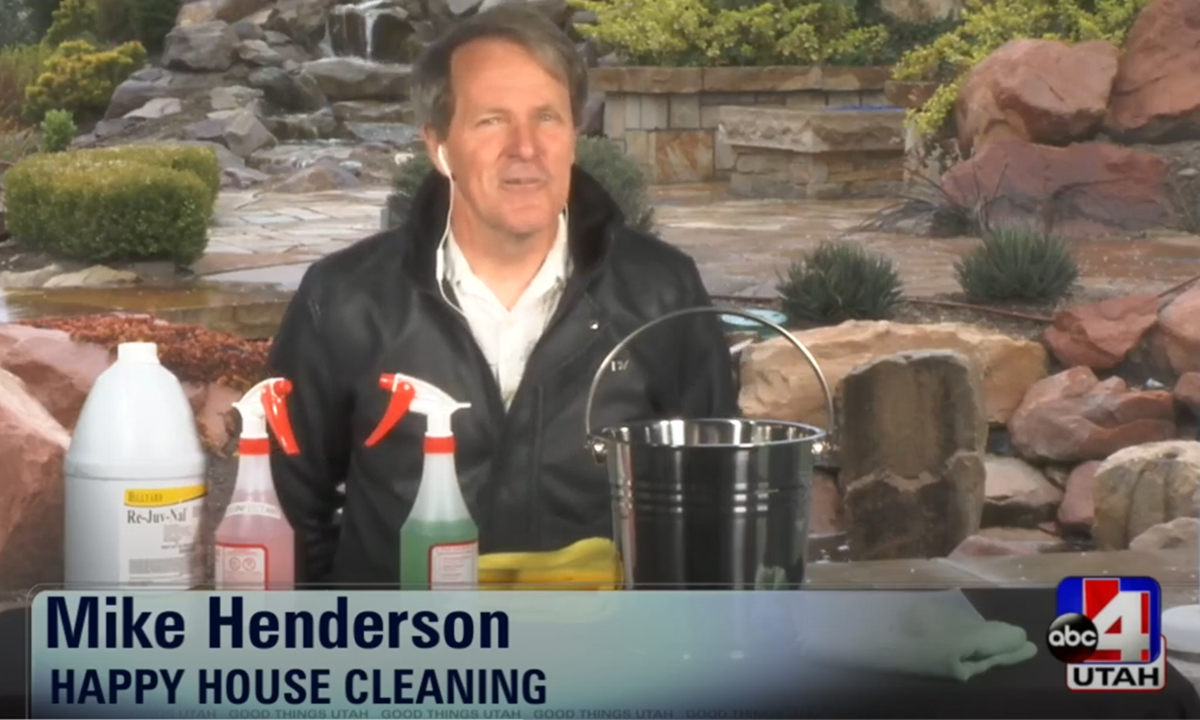 Happy House Cleaning : April 15, 2020 - GTU Appearance  - ABC4 Utah Mike Henderson