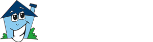 Happy House Cleaning Landscape Logo