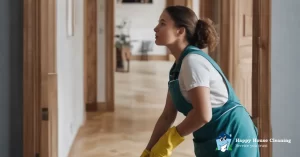 A house cleaning lady